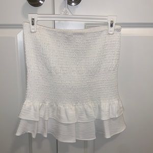 White boutique skirt